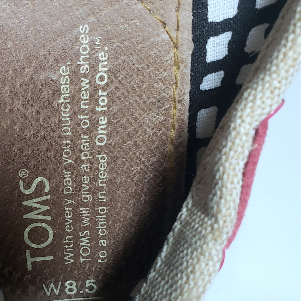 Toms Classic Tan Canvas Slipon Ballet Flats - Picture 7 of 7